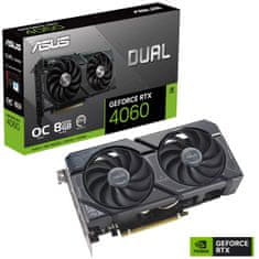 ASUS Dual GeForce RTX 4060 OC grafička kartica, 8 GB GDDR6 (90YV0JC0-M0NA00)