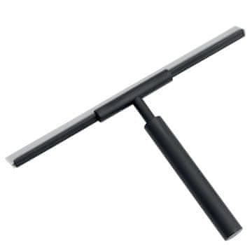 Gedy THOR crna mat brisač za tuširanje