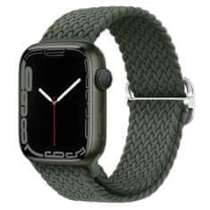 BStrap Elastic Nylon remen za Apple Watch 42/44/45mm, olive green