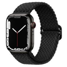 BStrap Elastic Nylon remen za Apple Watch 42/44/45mm, black