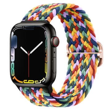 BStrap Elastic Nylon remen za Apple Watch 42/44/45mm, colorful
