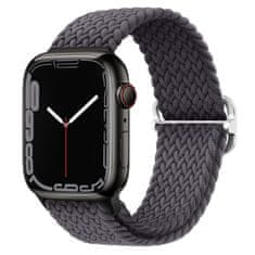 BStrap Elastic Nylon remen za Apple Watch 42/44/45mm, space gray