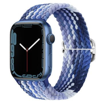 BStrap Elastic Nylon remen za Apple Watch 42/44/45mm, blueberry