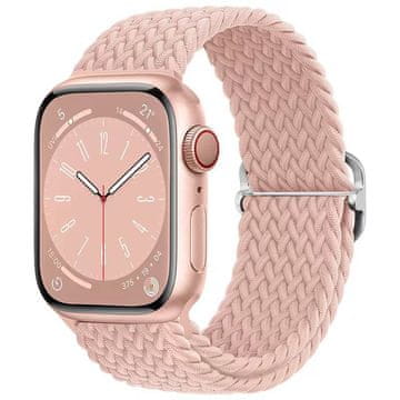 BStrap Elastic Nylon remen za Apple Watch 38/40/41mm, creamy pink