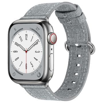 BStrap Denim remen za Apple Watch 38/40/41mm, gray