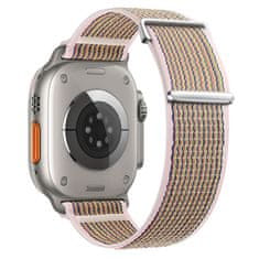 BStrap Velcro Nylon remen za Apple Watch 38/40/41mm, silty sand