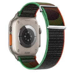 BStrap Velcro Nylon remen za Apple Watch 42/44/45mm, black unity