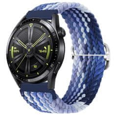 BStrap Elastic Nylon remen za Garmin Vivoactive 3, blueberry