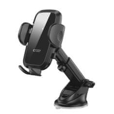 Tech-protect V1 držač mobitela za auto, Qi punjač 15W, crno