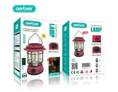 Aerbes 2u1 solarna lampa + Powerbank