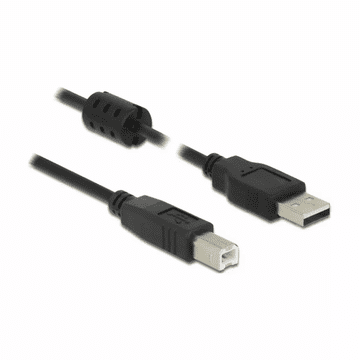 KEDO USB kabel 2.0 A-B 2M s Fertio, Black