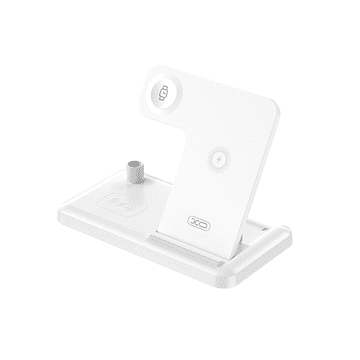 XO Bežični punjač 4 u 1 WX033 15W bijeli