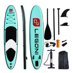 Wave sup, 366 cm, tirkiz