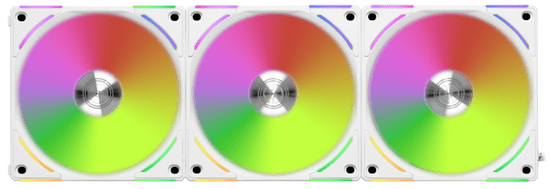 Lian Li UNI FAN AL120 V2 ventilator kućišta, RGB, PWM, 120mm, bijeli, 3 komada + kontroler (12ALV23W)