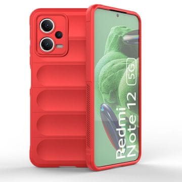 HURTEL Fleksibilna maskica za Xiaomi Redmi Note 12 5G / Poco X5 5G Magic Shield Case crvena