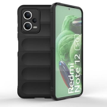 HURTEL Fleksibilna maskica za Xiaomi Redmi Note 12 5G / Poco X5 5G Magic Shield Case crna