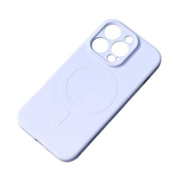 HURTEL Silikonska maskica za iPhone 15 Pro s MagSafeom, plava