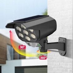 Verkgroup Solarna lažna kamera sa SMD LED lampom + senzorom pokreta i kontrolerom