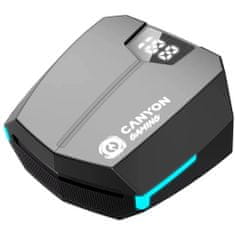 Canyon GTWS-2 gaming bežične slušalice, Bluetooth, USB-C, crna (CND-GTWS2B)