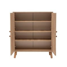 Woody Fashion Višenamjenski ormarić, Sonomo zelena Žuta boja, Saka