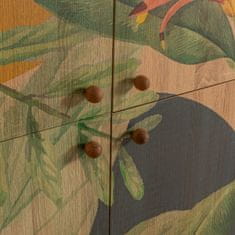 Woody Fashion Višenamjenski ormarić, Sonomo zelena Žuta boja, Saka