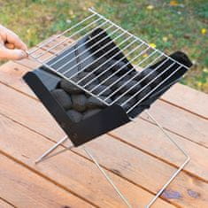 InnovaGoods Mini prijenosni sklopivi roštilj na ugljen Foldecue 