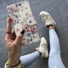 Tech-protect Wallet preklopna maska za Xiaomi Redmi 12, blossom flower