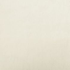 Vidaxl Dječja fotelja krem 60 x 40 x 30 cm baršunasta