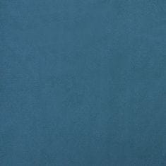 Vidaxl Dječja fotelja plava 70 x 45 x 33 cm baršunasta