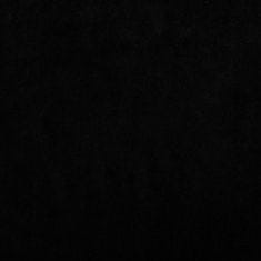 Vidaxl Dječja fotelja crna 70x45x26,5 cm baršunasta