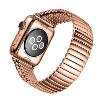 BStrap Steel remen za Apple Watch 42/44/45mm, rosegold