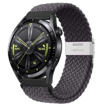 BStrap Elastic Nylon 2 remen za Xiaomi Amazfit GTR 42mm, space ash