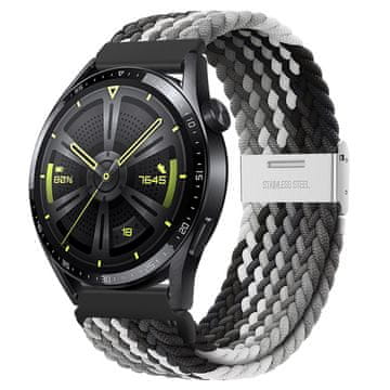 BStrap Elastic Nylon 2 remen za Garmin Venu 2 Plus, black qiao
