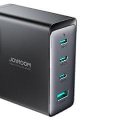 Joyroom Gan Ultra punjač USB / 3x USB-C 140W + kabel USB-C, crno