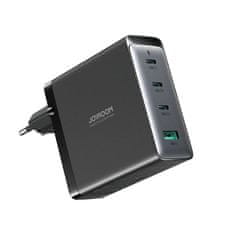 Joyroom Gan Ultra punjač USB / 3x USB-C 140W + kabel USB-C, crno