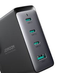 Joyroom Gan Ultra punjač USB / 3x USB-C 140W + kabel USB-C, crno