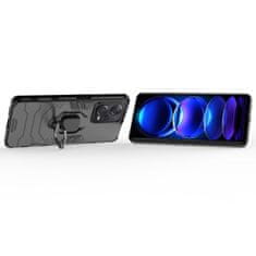 MG Ring Armor maska za Xiaomi Redmi Note 12 Pro Plus, crno