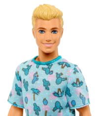 Mattel Barbie model Ken 211 - plava košulja kratkih rukava (DWK44)