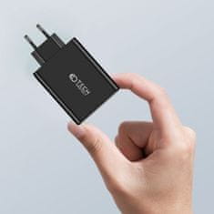 Tech-protect GaN punjač USB / 3x USB-C 100W PD QC, bijela