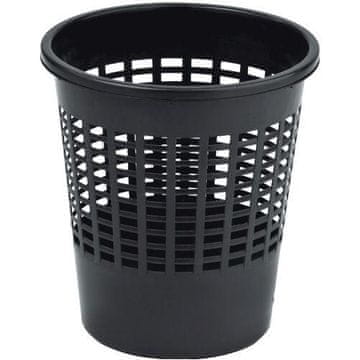 CURVER Okrugla plastična košara za papir 27 l, crna, 30×30 cm