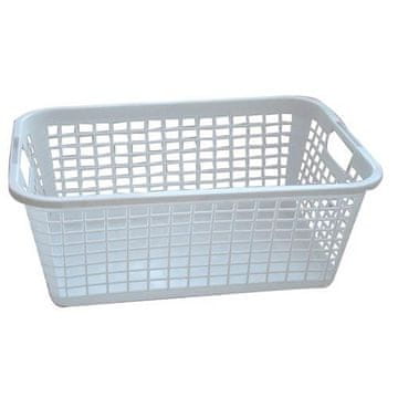 eoshop Plastična košara za čisto rublje 67x45x27 cm, 86 l, mix boja