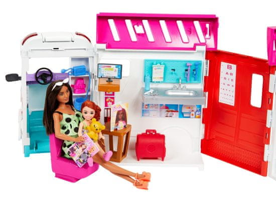 Mattel HKT79 Barbie Ambulanta i klinika 2u1 MALL.HR