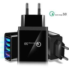 MG BK376 punjač 4x USB 48W QC, crno