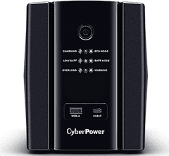 CyberPower UPS neprekidni izvor napajanja, 1500VA, 900W, crni (UT1500EG)