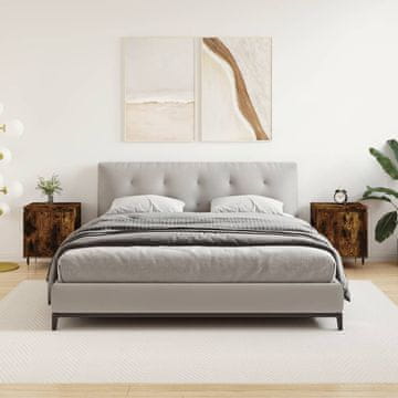 Vidaxl Noćni ormarići, set od 2, dimljeni hrast, 40x30x50 cm