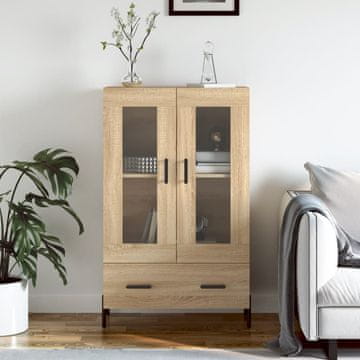 Vidaxl Visoki ormarić Sonoma hrast 69,5x31x115 cm