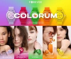 Forever Colorum CW-300 pametni sat, 3,09 cm, BT, ljubičasta (xLavenda)