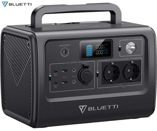 BLUETTI EB70 prijenosna stanica za punjenje / baterija, 716Wh, 1000W, punjenje/napajanje, USB-A/USB-C/DC