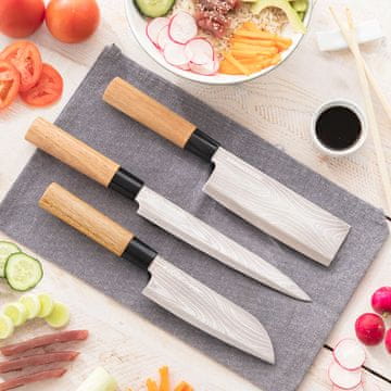 InnovaGoods Set noževa s profesionalnom torbicom za prenošenje Damas·Q
