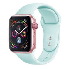 BStrap Soft Silicone remen za Apple Watch 42/44/45mm, Gemstone Green